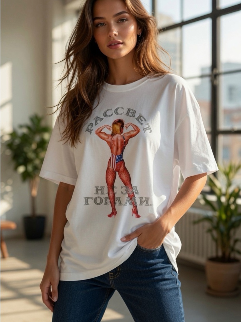 Rassvet Strong Woman Tee White